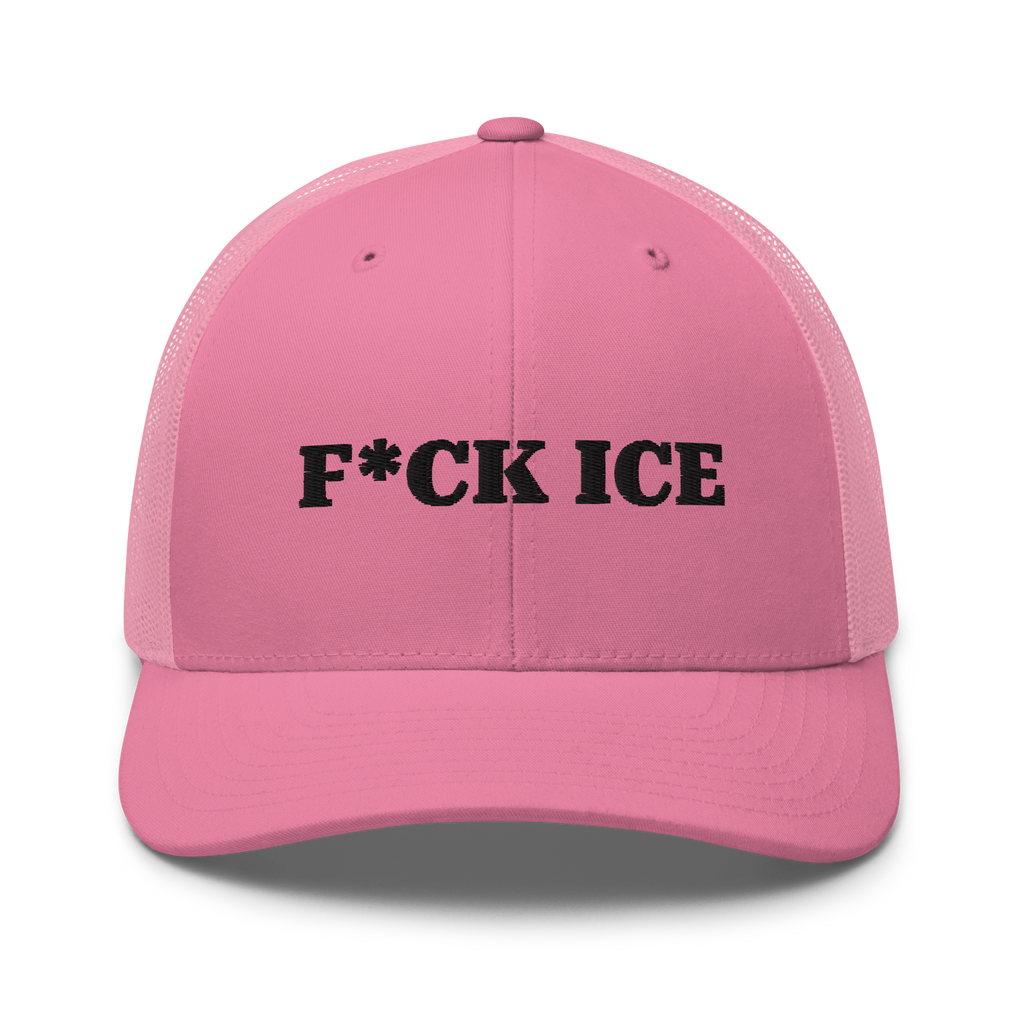 F ICE (Censored/Dark Font) | Trucker Cap
