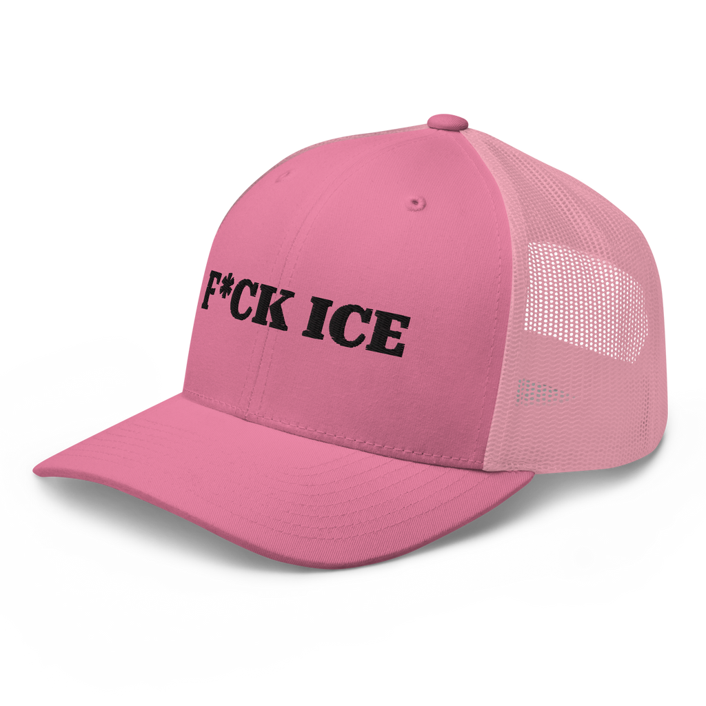 F ICE (Censored/Dark Font) | Trucker Cap