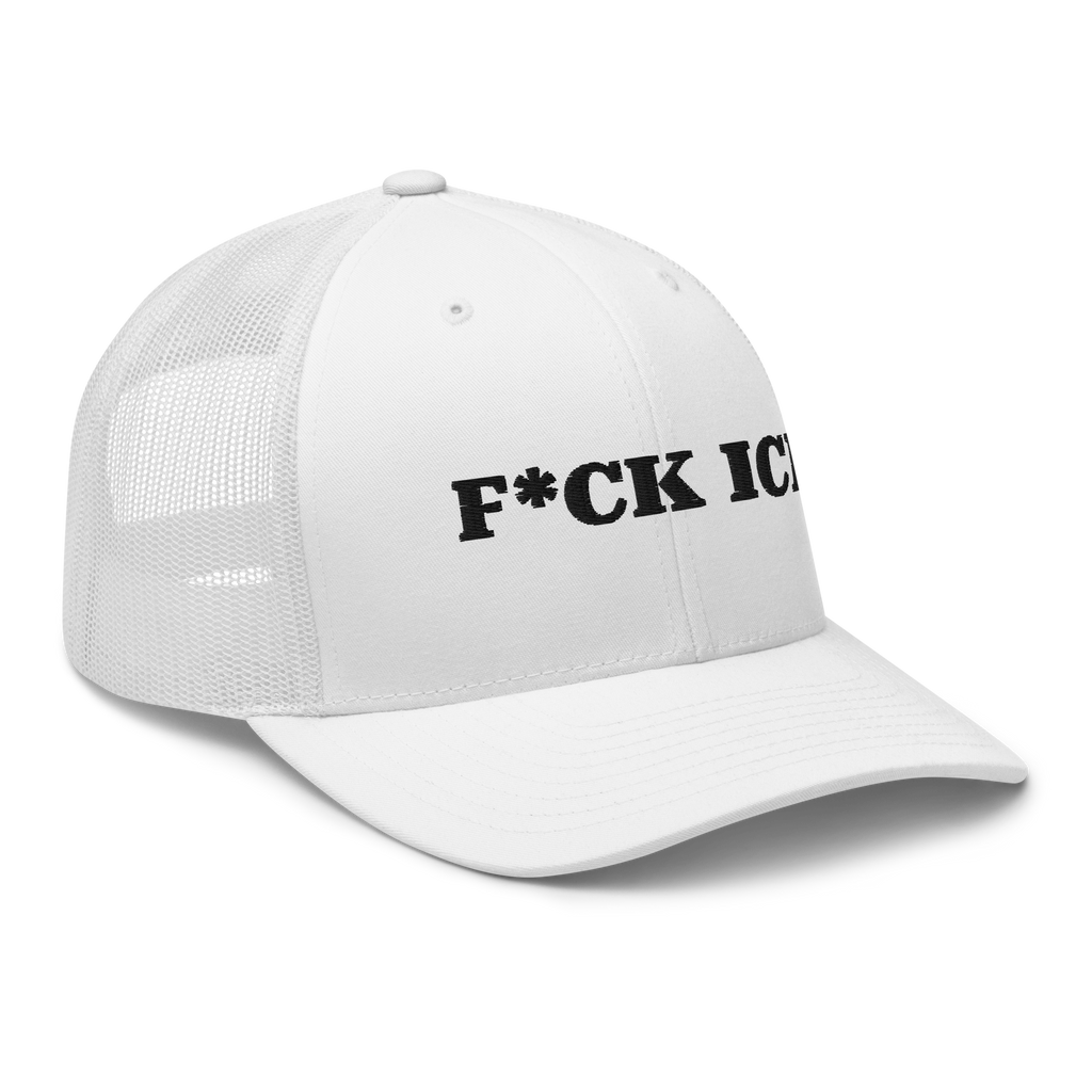 F ICE (Censored/Dark Font) | Trucker Cap